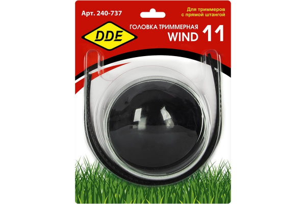 Головка тримм. DDE Wind 11 аналог "JET-FIT", 4-х прутк. (М10х1,0мм, лев,+ М10х1,25мм, лев,+М12х1,5мм