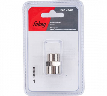 Переходник Fubag 1/4"F - 3/8"F  блистер 1 шт 180240B