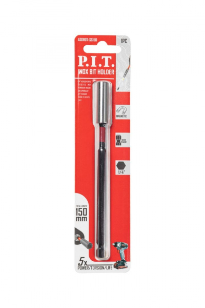 Удлинитель для бит P.I.T. 150 мм(ASDR07-SS150)
