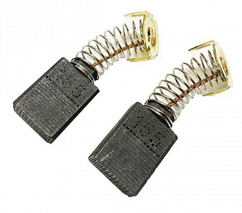Щетка графитовая 614 MaxPiler CBSES 6,3x13,5x16 (пружина, пятак-уши, отстрел 1 (Makita СВ 153))