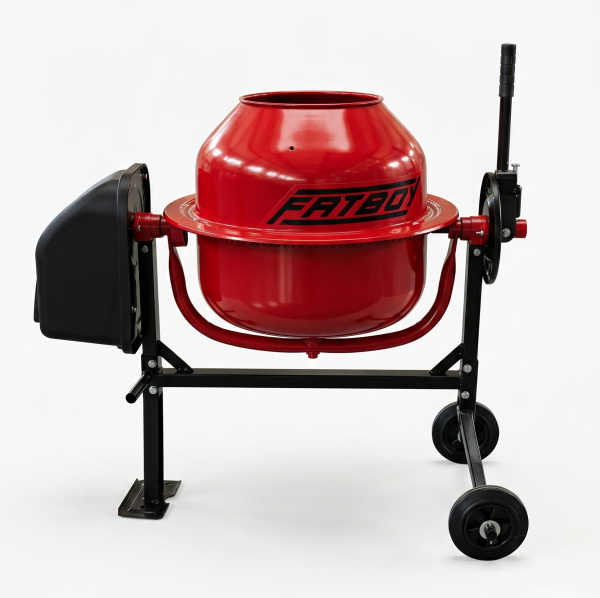 Бетоносмеситель    FATBOY GRIT-75C (375Вт, 75л, чугунный венец, без педали)