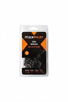 Цепь 325"- 1,5- 72 MaxPiler МХ (450мм./18",0,325",1,5 мм. 72 зв.(PIT GCS52-D1..GCS52-C2.Парма 2М Carver 45-18.Champion 254.Huter ) блистер