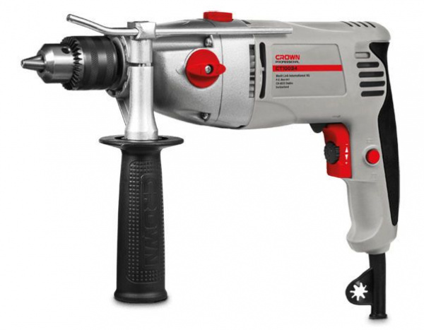 Дрель CROWN CT10034 (1050Вт 13мм) ударная