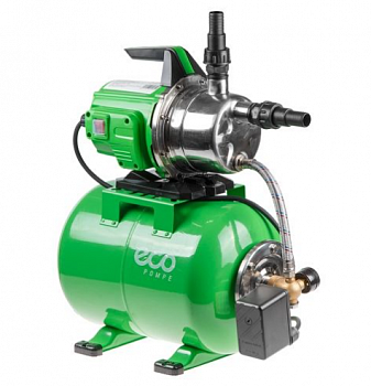 Станция насосная ECO GFI-1203  1200Вт, 3600 л/ч, 48м, 4,8 бар макс, корпус бака сталь, корпус насоса нерж. сталь, бак 24л