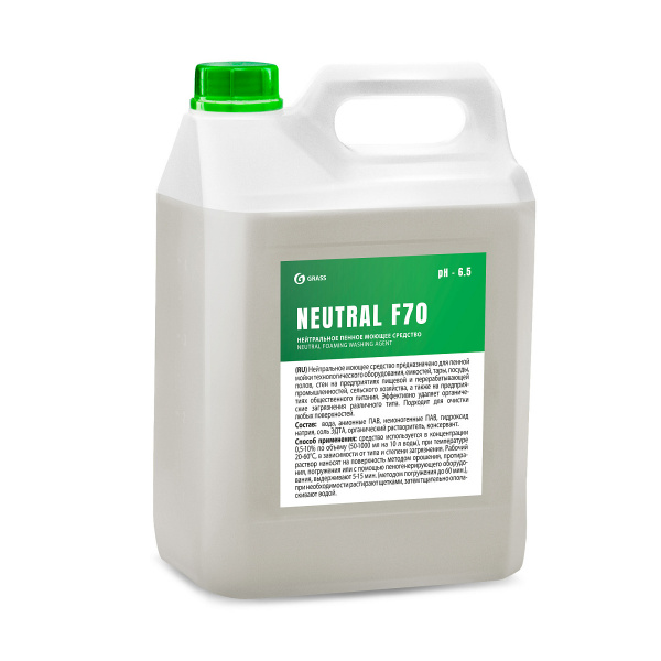 GraSS Моющее средство NEUTRAL F 70 (КАНИСТРА 5 л) (арт. 550043)
