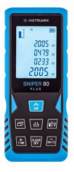 Дальномер лазерный INSTRUMAX SNIPER 80  PLUS IM0129 дальность 0,05 - 80 м, точность ±1.5 мм  IM0129