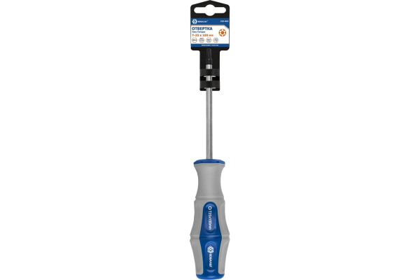 Отвертка Ultra Grip КОБАЛЬТ Torx Tamper-25 х 100 мм CR-V, двухкомпонентная рукоятка (1 шт.) подвес