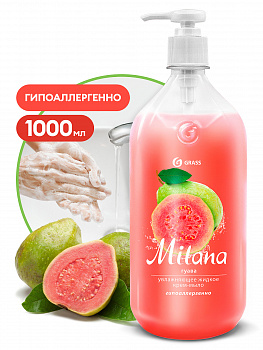 Крем-мыло GraSS жидкое"Milana" гуава флакон 1000мл  125429