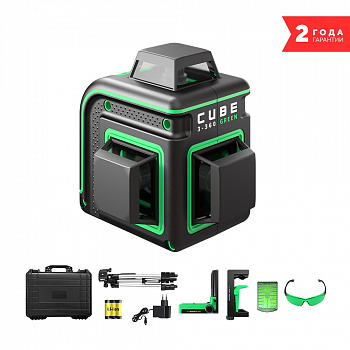 Уровень лазерный ADA Cube 3-360 Green Ultimatum Edition A00569