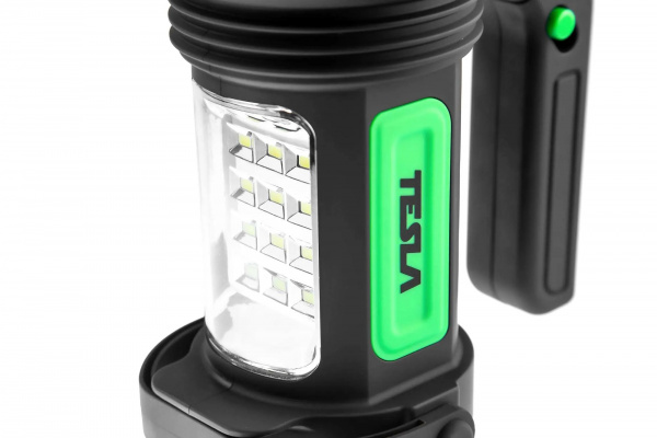 Фонарь-прожектор комбинированный TESLA BLB на батарейках (5Вт, 200 люмен, комбинированный, поворотна
