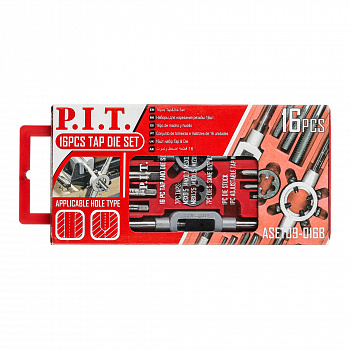 Набор для нарезания резьбы P.I.T. 16шт(ASET09-016В)