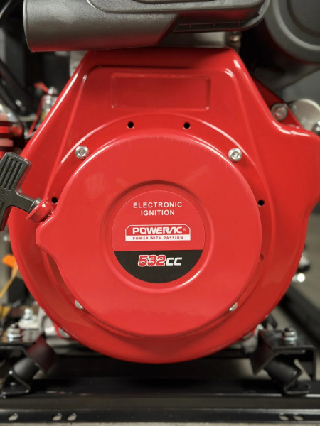 Электростанция дизельная Powerac PR7500 Diesel Optima  (6,8/7,5кВт, 220В, 12л.с., бак15л, 120кг, МЕД