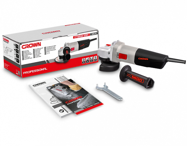 Шлифмашина угл CROWN CT13502-125R (1010Вт 125мм)
