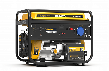 Электростанция бенз.  SUMEC SU10000E (9,0/10,0кВт, 220В, двиг.194F, 500см3, 20л.с., бак 28л, емкость масла 1,1л, ЭЛСТАРТ, 1роз.32А+клеммн.подкл.,93кг)