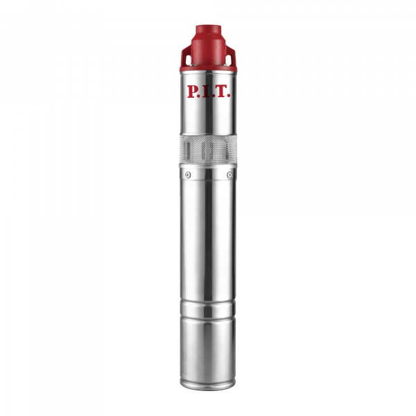 Насос скважинный P.I.T. PSW750-T1 (900Вт, напор 130м, произ-ть 33л/мин, нерж, терм.защ, винтовой)