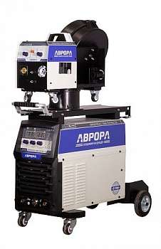 Сварочный полуавтомат АВРОРА ПРОГРЕСС 500 ПУЛЬС St  MIG-MAG/MMA 50-500А 400В  34496  ДВА МЕСТА  