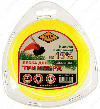 Корд трим.  2,0* 15м круг в блистере DDE "Classic line"  644-719