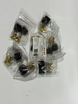 Щетка графитовая 571 MaxPiler CBSE 7x17x14 (пружина, пятак-уши (Интерскол ПЦ-16Т))