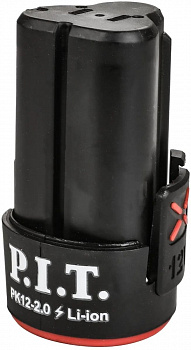 Аккумулятор P.I.T. PK12-2.0 (12В, 2,0Ач, Li-Ion, плата, 3 контакта) SOLO 