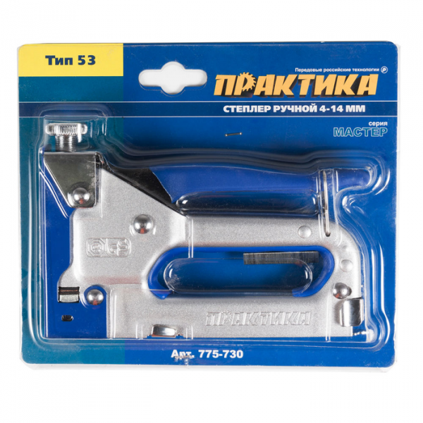 Степлер мех.Практика скобы 4-14мм тип 53 серия "Мастер" 775-730
