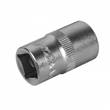 Головка торцевая КОБАЛЬТ 1/2", 15 мм, Cr-V (1шт.) подвес 643-088