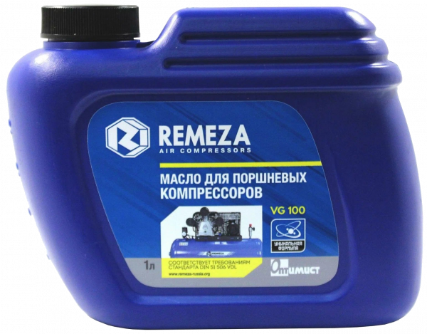 Масло компрессорное REMEZA VG 100 (1л)    (12 шт. в упак.)