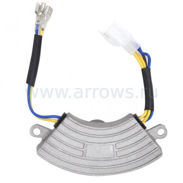 Блок AVR UNITED PARTS 2 кВт, 1Ф, полукруглый, провода 4+2