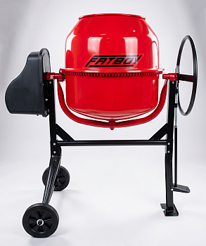 Бетоносмеситель 225 FATBOY GROT-225C (800Вт, 225л, чугунный венец, педаль)