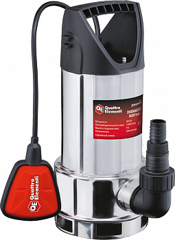 Насос дренажный QUATTRO ELEMENTI Drenaggio 900F Inox (14000л/ч 9м нерж.  770-735)