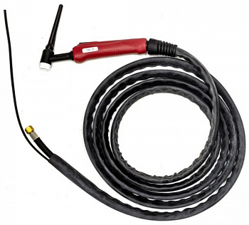 Горелка АВРОРА TIG 17F 140A(35%) M12x1, 4m гибкая (без управляющих разъёмов) 12140