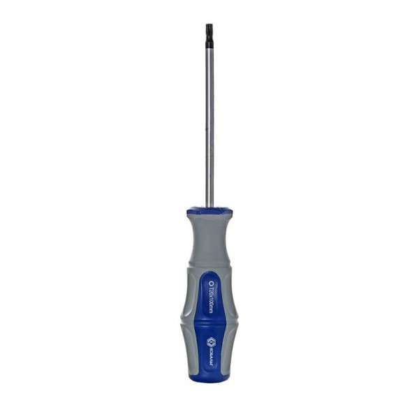Отвертка Ultra Grip КОБАЛЬТ Torx Tamper-20 х 100 мм CR-V, двухкомпонентная рукоятка (1 шт.) подвес