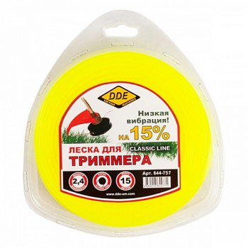 Корд трим.  2,4* 15м круг в блистере DDE "Classic line"  644-757