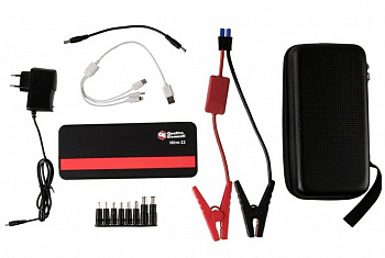 Пусковое устройство QUATTRO ELEMENTI Nitro 22  (12В, 22000 мАч, 700 А,  USB, LCD -  фонарь) 790-342