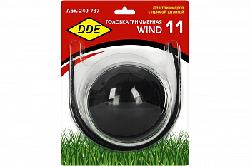 Головка тримм. DDE Wind 11 аналог "JET-FIT", 4-х прутк. (М10х1,0мм, лев,+ М10х1,25мм, лев,+М12х1,5мм,