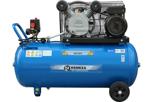 Компрессор REMEZA CБ4/C-100 LB24A (220В/50Гц; ресивер 100л;360 л/мин; давление10 бар)