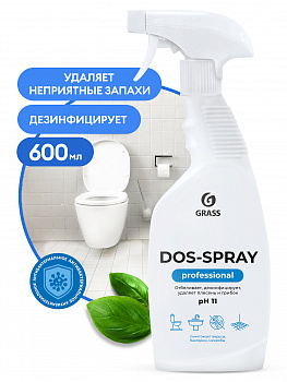 Средство чистящее GraSS для ванной комнаты "Dos-spray"  флакон 600мл  125445