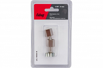 Переходник Fubag 1/4"F на елочку  8мм с обжимным кольцом 8х13 мм блистер 2 шт 180441B