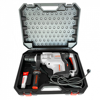 Перфоратор бесщет. CROWN CT18216V BMC (Construction, 1500Вт,15Дж,SDS-Max,2 реж,6 ступ,150-350об/м,1300-3000уд/м,бур 48мм,коронка125мм,AVS,кейс,смазка)