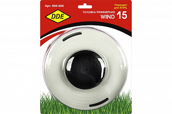 Головка тримм. DDE Wind 15 аналог Stihl AutoCut 46-2 (М10х1,25 лев., + М12х1,5 лев., + М12х1,75 лев.) 909-600