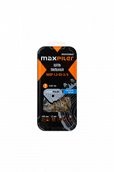 Цепь 3/8"- 1,3- 55 MaxPiler MXSP (16",3/8",1,3 мм.55 зв.(Stihl 180.210.230.250) метал.коробка