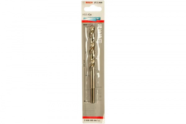 Сверло BOSCH п/металлу 1 HSS-CO 11мм  2608585867