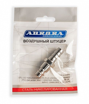 Разъем АВРОРА папа ёлка d.10мм M, RAPID, никелированная сталь, уп. 1шт  39246
