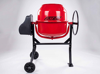 Бетоносмеситель 145 FATBOY DRUM-145C (550Вт, 145л, чугунный венец, штурвал опрокидывыния)