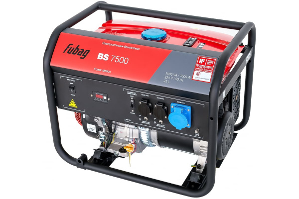Электростанция бенз. Fubag BS 7500 (7.0/7,3кВт, 220В,  бак 25л)  641032