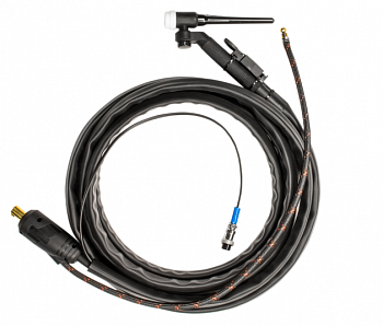Горелка АВРОРА TIG 17 STORK профессиональная 140A(35%) 50MMQ ,2pin, газ б/р, 4m  40116