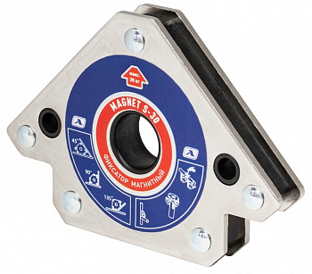 Угольник магнитный АВРОРА Magnet S-30 (45°/90°/135°, усилие 30кг)  38408