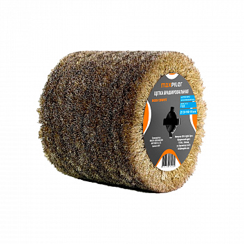 Щетка брашировальная MAXPILER MGBR-120W015 (Ø120х100х19, латунир. сталь , для PWP120-C, PWP120-C1)