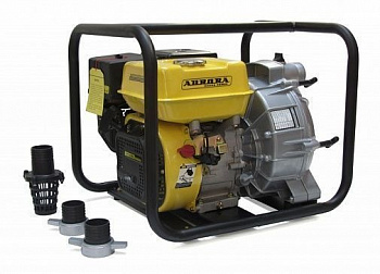 Мотопомпа АВРОРА AMP  50 D двиг.4х такт , д/грязой воды, 40000 л/ч, 30м, 50мм, частицы 9-13 мм  11602