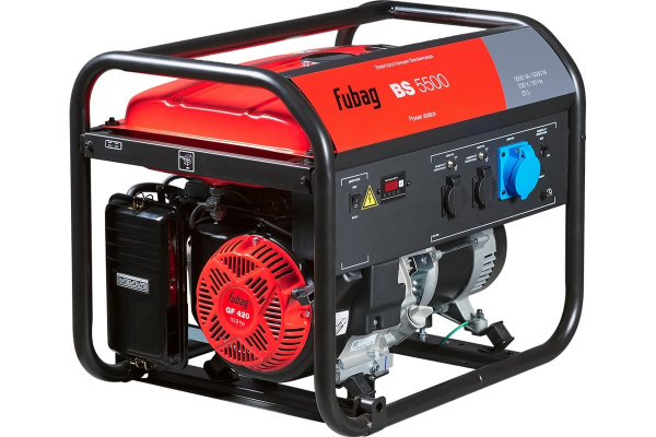 Электростанция бенз. Fubag BS 5500 (5,0/5,5 кВт, 220В, бак 25л) 646278