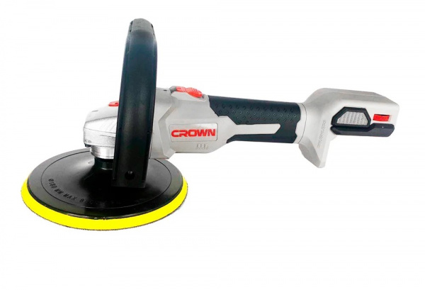 Шлифмашина акк полиров CROWN CT23018HX (20В, 180мм,без акб и зу, коробка)